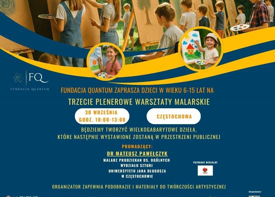 ✨ Ostatnie spotkanie z cyklu Plenerowych Warsztatów Malarskich! 🎨