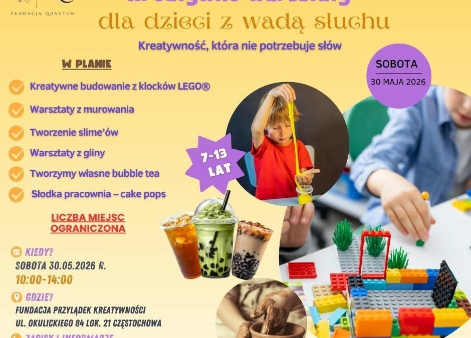 🎨 Kreatywne warsztaty dla dzieci z wadą słuchu 🤟