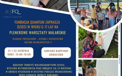BEZPŁATNE PLENEROWE WARSZTATY MALARSKIE DLA DZIECI!